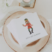 Serviette En Papier Nutcracker Holiday Cocktail Party
