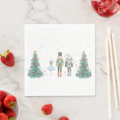 Serviette En Papier Nutcracker Napkins Pastel (En situation)