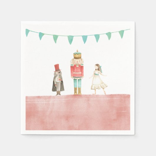 Serviette En Papier Nutcracker Naples de Noël (Devant)