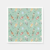 Serviette En Papier Nutcracker Naples de Noël (Devant)