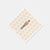 Serviette En Papier Nutcracker Snowflake Pattern Holiday Paper Napkin (Coin)