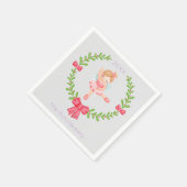 Serviette En Papier Nutcracker Sucre Plum Fée Noël (Coin)