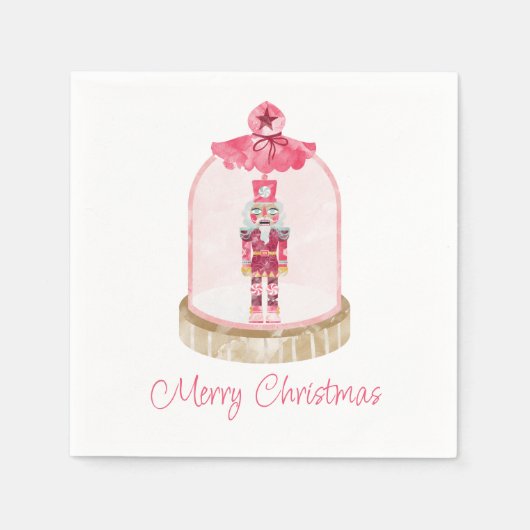 Serviette En Papier Nutcracker Toy Soldier Fête de Vacances (Devant)