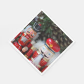 Serviette En Papier Nutcrackers avec arrière - plan de vacances (Coin)