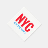 Serviette En Papier NYC Broadway (Coin)
