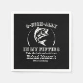 Serviette En Papier O-fish-ally dans ma cinquantaine 50e fête d'annive (Devant)