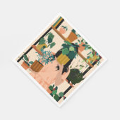 Serviette En Papier Oasis pointillée (Coin)
