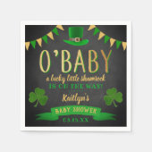 Serviette En Papier O'Baby St. Patrick's Day Baby shower (Devant)