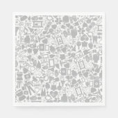Serviette En Papier Objets Médicales (Devant)