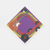 Serviette En Papier Objets musicaux rétro (Coin)