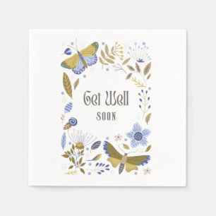 Serviette En Papier Obtenez Bien Bientôt Blues 3 Ply Napkins