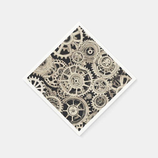 Serviette En Papier Obtenez dans l'engrenage Robot Anniversaire de la (Coin)