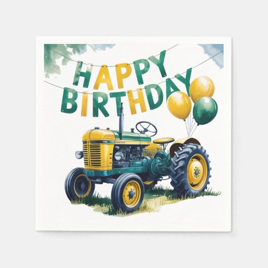 Serviette En Papier Obtenir dans le tracteur d'engrenage 3e anniversai (Devant)