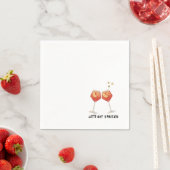 Serviette En Papier Obtenons des serviettes Spritz'd (En situation)