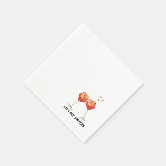 Serviette En Papier Obtenons des serviettes Spritz'd (Coin)