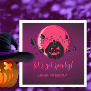 Serviette En Papier Obtenons une Halloween Éffrayante n'importe quel â