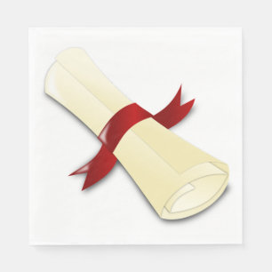 Serviette En Papier Obtention du diplôme