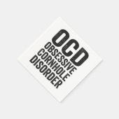 Serviette En Papier OCD Obsessionnel Trouble de Cornhole Funny Cornhol (Coin)