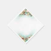 Serviette En Papier Océan (Coin)