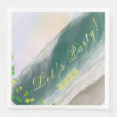 Serviette En Papier Ocean Beach Dinner Party (Devant)
