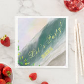 Serviette En Papier Ocean Beach Dinner Party (En situation)