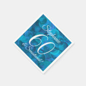 Serviette En Papier Ocean Blue 60 et fête d'anniversaire sensationnell (Coin)