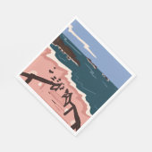 Serviette En Papier Ocean Blues (Coin)