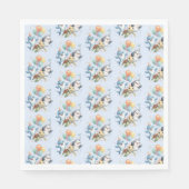 Serviette En Papier Ocean Friends Anniversaire papier Napkin (Devant)