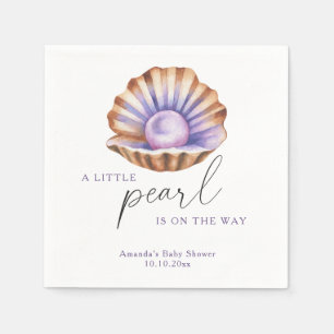 Serviette En Papier Océan Petite Perle Sous La Mer Baby Shower
