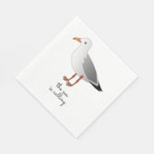 Serviette En Papier Ocean Seagull La mer appelle (Coin)