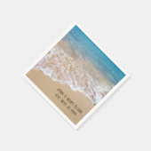 Serviette En Papier Ocean Seashore et Sand (Coin)