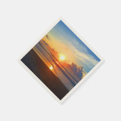 Serviette En Papier Ocean Sun (Coin)