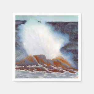 Serviette En Papier Ocean Wave Napkin