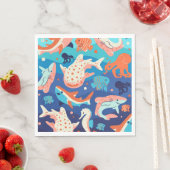 Serviette En Papier Ocean Wonders (En situation)