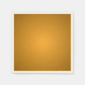 Serviette En Papier Ocre Doré Tons Chauds Rustique Élégant (Devant)
