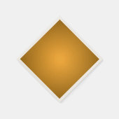 Serviette En Papier Ocre Doré Tons Chauds Rustique Élégant (Coin)