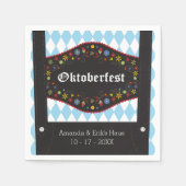 Serviette En Papier Octoberfest, Oktoberfest serviettes - Custom (Devant)