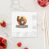Serviette En Papier Octobrefest Bigfoot  (En situation)