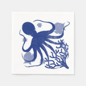 Serviette En Papier octopus (Devant)