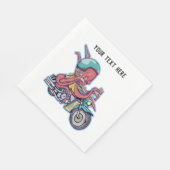 Serviette En Papier Octopus à moto (Coin)