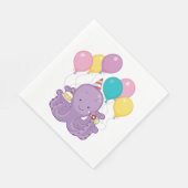 Serviette En Papier Octopus d'anniversaire (Coin)