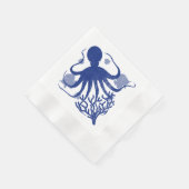 Serviette En Papier Octopus (light background) (Coin)