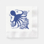 Serviette En Papier Octopus (light background) (Devant)