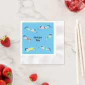 Serviette En Papier Octopush (En situation)