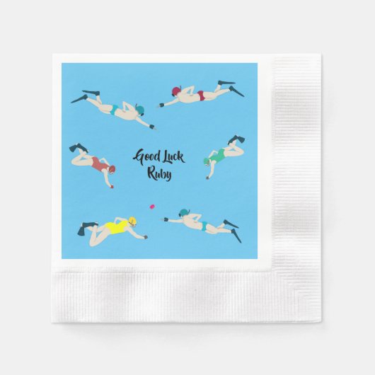 Serviette En Papier Octopush (Devant)