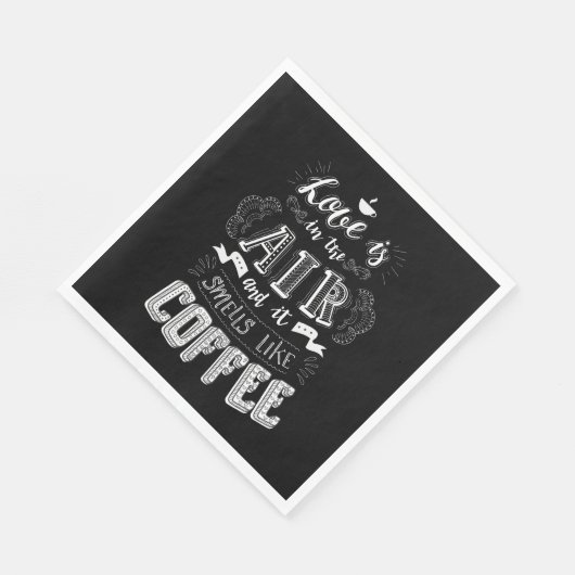 Serviette En Papier Odeurs De Café (Coin)
