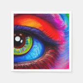 Serviette En Papier OEil Artsy (Devant)