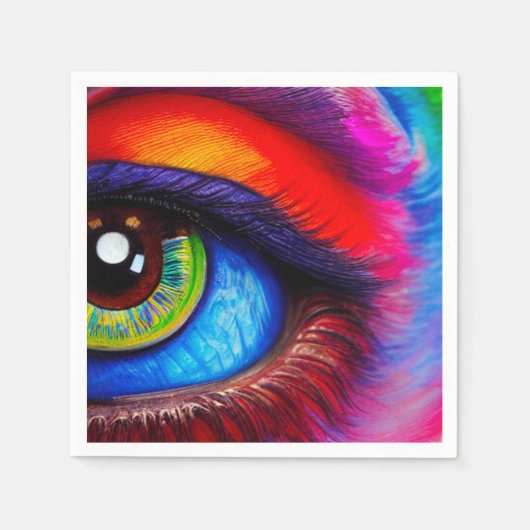 Serviette En Papier OEil Artsy (Devant)