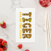 Serviette En Papier Oeil du tigre (En situation)