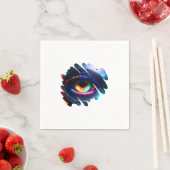 Serviette En Papier Oeil - Peekaboo (En situation)
